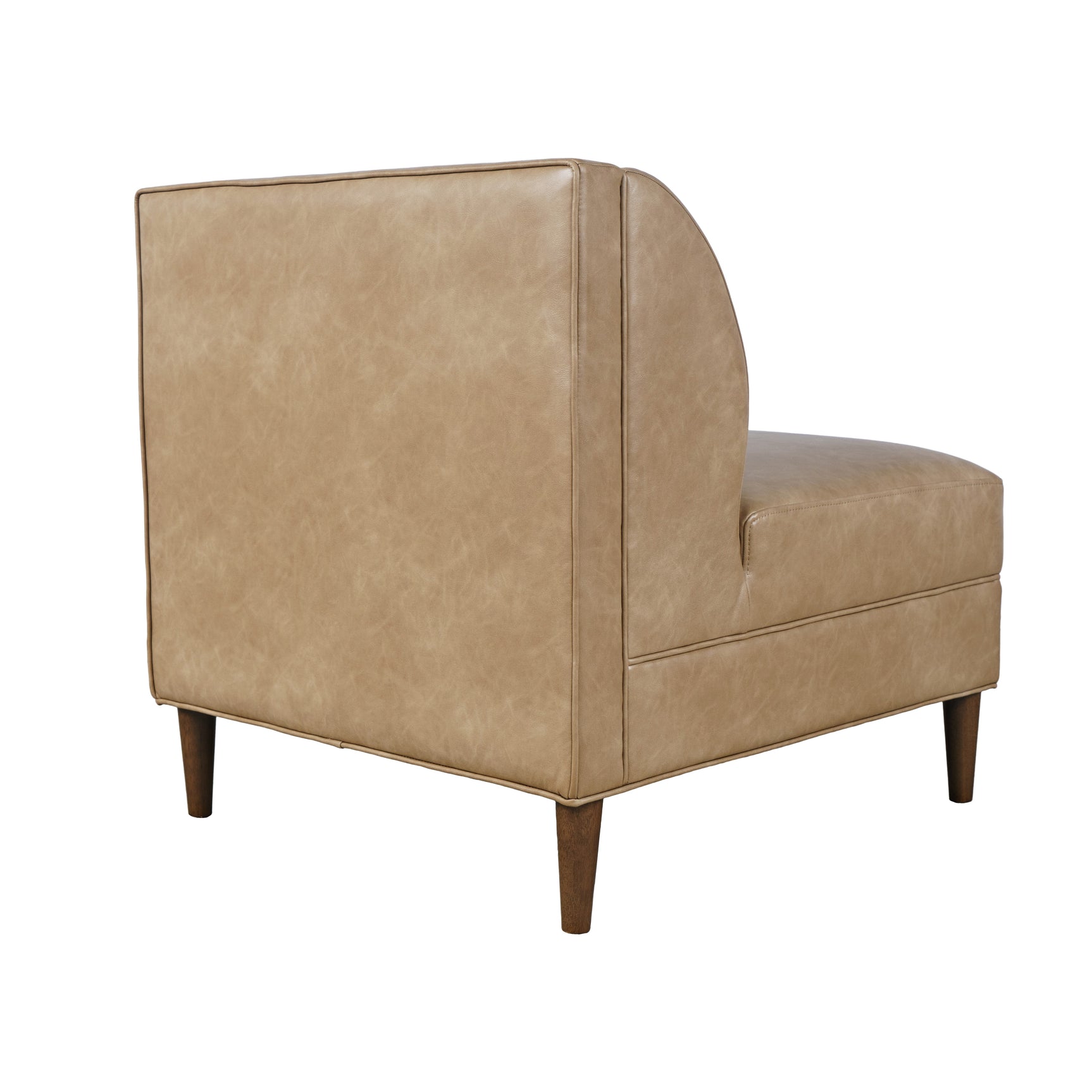Ruston Buff Banquette 1-Seater - Ornate Home