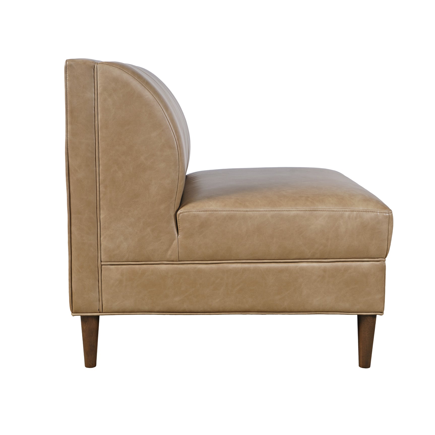 Ruston Buff Banquette 1-Seater - Ornate Home