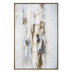 Rusty Lines Gold/Blue Canvas - Ornate Home
