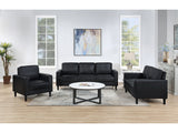 Ruth Black Living Room Set - Ornate Home
