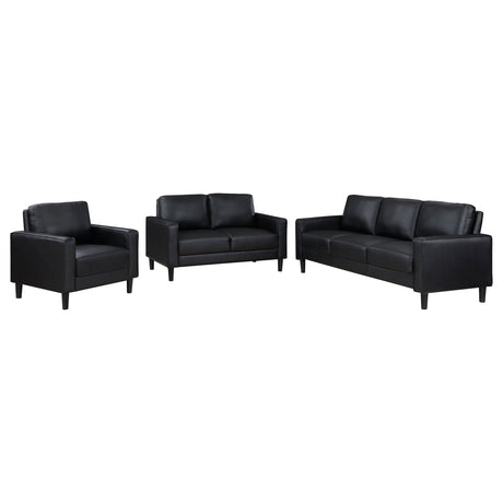 Ruth Black Living Room Set - Ornate Home