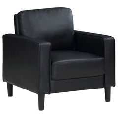 Ruth Black Living Room Set - Ornate Home