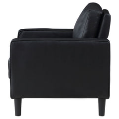 Ruth Black Living Room Set - Ornate Home