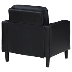 Ruth Black Living Room Set - Ornate Home