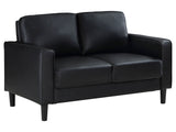 Ruth Black Loveseat - Ornate Home
