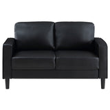 Ruth Black Loveseat - Ornate Home