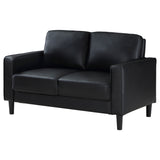 Ruth Black Loveseat - Ornate Home