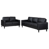 Ruth Black Sofa & Loveseat - Ornate Home