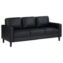Ruth Black Sofa & Loveseat - Ornate Home