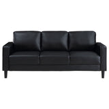 Ruth Black Sofa & Loveseat - Ornate Home