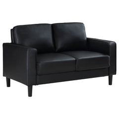 Ruth Black Sofa & Loveseat - Ornate Home