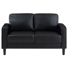 Ruth Black Sofa & Loveseat - Ornate Home