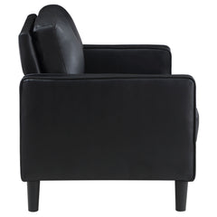 Ruth Black Sofa & Loveseat - Ornate Home