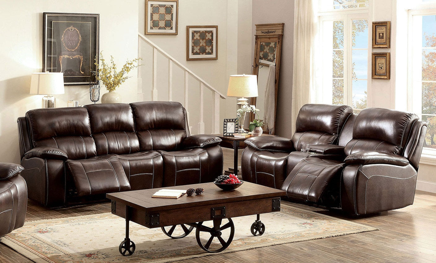 Ruth Brown Sofa & Love Seat & Chair - Ornate Home