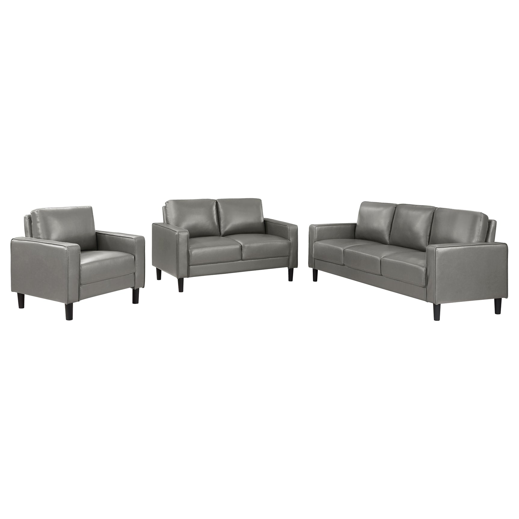 Ruth Grey Living Room Set - Ornate Home