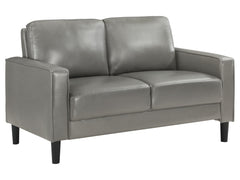 Ruth Grey Loveseat - Ornate Home