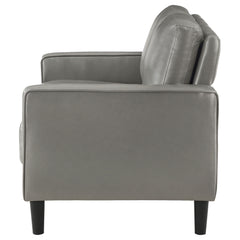 Ruth Grey Loveseat - Ornate Home