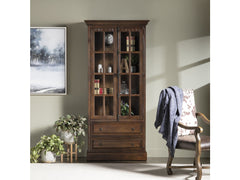 Rutherford Brown/Brown Curio Cabinet - Ornate Home