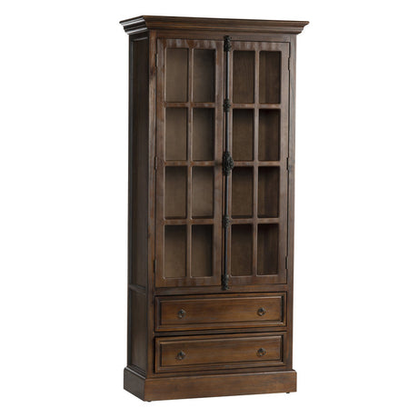 Rutherford Brown/Brown Curio Cabinet - Ornate Home