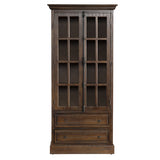 Rutherford Brown/Brown Curio Cabinet - Ornate Home