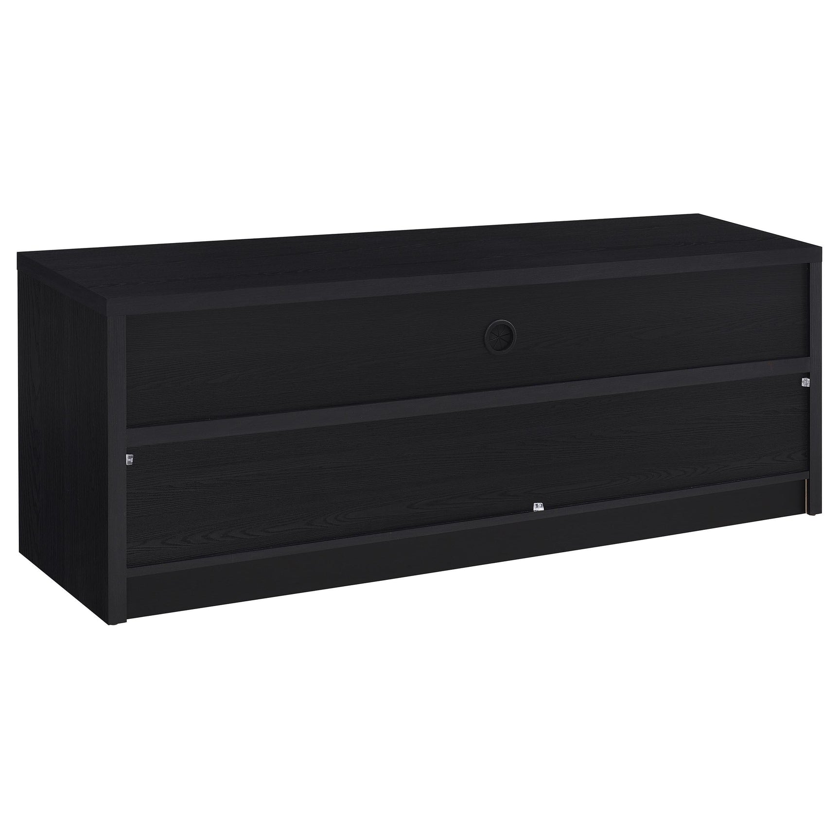 Rutland Black 59-inch 3-drawer TV Stand Media Console - Ornate Home