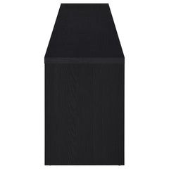 Rutland Black 78-inch 3-drawer TV Stand Media Console - Ornate Home