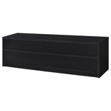 Rutland Black 78-inch 3-drawer TV Stand Media Console - Ornate Home