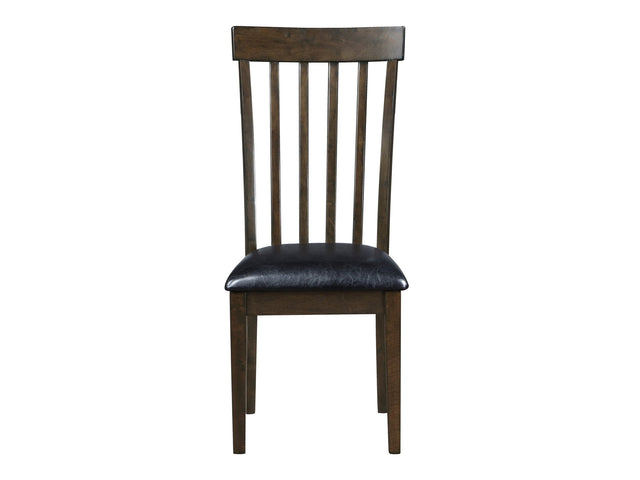 Rutland Espresso/Black Side Chair (Set of 2) - Ornate Home