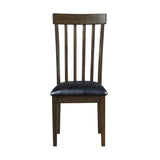Rutland Espresso/Black Side Chair (Set of 2) - Ornate Home