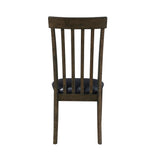 Rutland Espresso/Black Side Chair (Set of 2) - Ornate Home