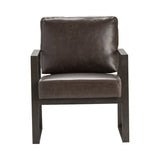 Rutledge Brown/Black Accent Chair - Ornate Home