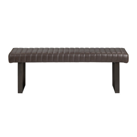 Rutledge Brown/Black Bench - Ornate Home