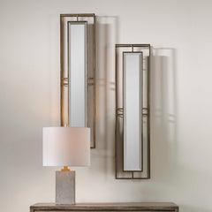 Rutledge Gold Mirrors (Set of 2) - Ornate Home
