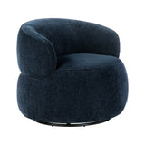 Ruvo Blue Swivel Chair - Ornate Home
