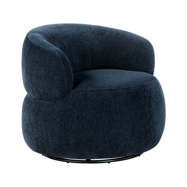 Ruvo Blue Swivel Chair - Ornate Home