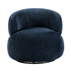 Ruvo Blue Swivel Chair - Ornate Home