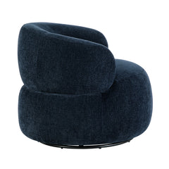 Ruvo Blue Swivel Chair - Ornate Home