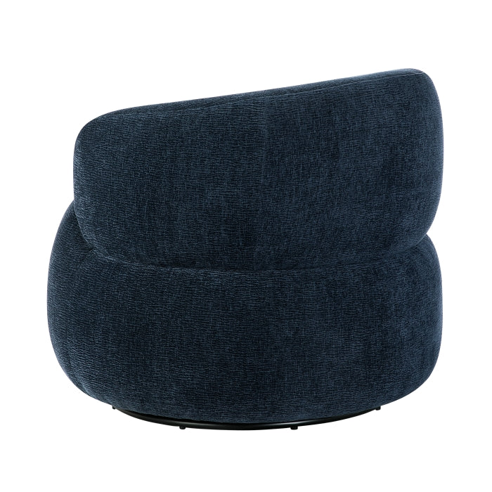 Ruvo Blue Swivel Chair - Ornate Home