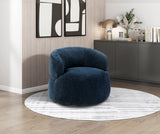 Ruvo Blue Swivel Chair - Ornate Home