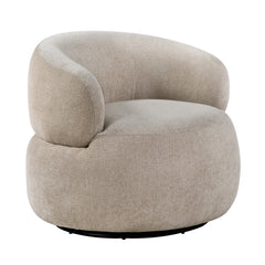 Ruvo Brown Swivel Chair - Ornate Home