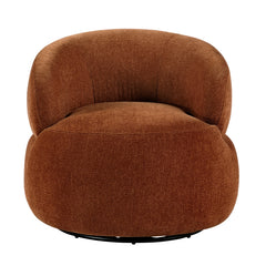 Ruvo Brown Swivel Chair - Ornate Home