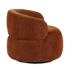Ruvo Brown Swivel Chair - Ornate Home