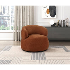 Ruvo Brown Swivel Chair - Ornate Home