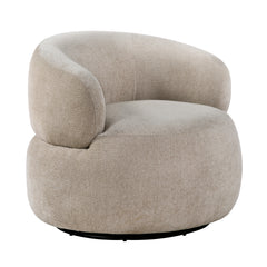 Ruvo Brown Swivel Chair - Ornate Home