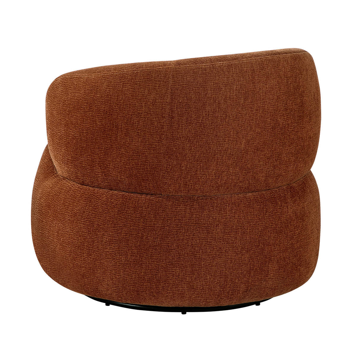 Ruvo Brown Swivel Chair - Ornate Home