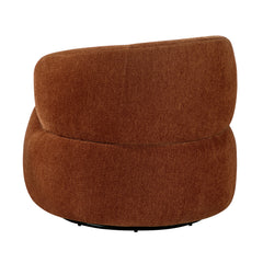 Ruvo Brown Swivel Chair - Ornate Home