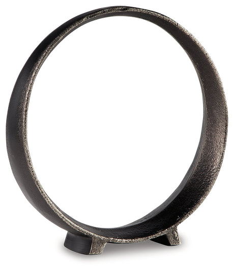 Ryandale Antique Black Sculpture (Set of 2) (11.5"H) - Ornate Home