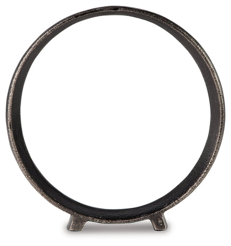 Ryandale Antique Black Sculpture (Set of 2) (11.5"H) - Ornate Home