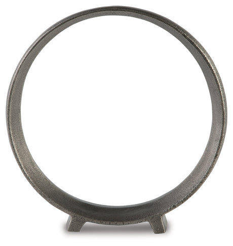 Ryandale Antique Pewter Finish Sculpture (Set of 2) (11.5"H) - Ornate Home