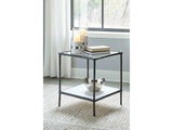 Ryandale Clear Glass & Marble End Table (Online Special Price) - Ornate Home